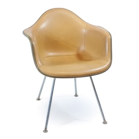 1968 Herman Miller Fiberglass Naugahyde Arm Chair
