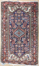 Antique Hand Knotted Hamadan Rug