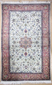 Vintage Hand Knotted Persian Bidjar Rug