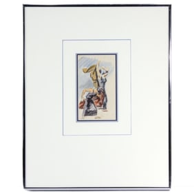 Jacob Elshin (WA) Female Figures Watercolor