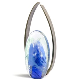 Doris Chase (WA) "Angelica" Glass & Steel Artwork