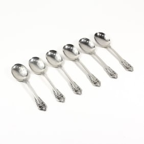 Wallace GRANDE BAROQUE Sterling Soup Spoons