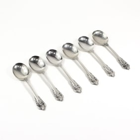 Wallace GRANDE BAROQUE Sterling Soup Spoons