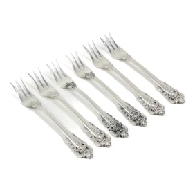 Wallace GRANDE BAROQUE Sterling Cocktail Forks
