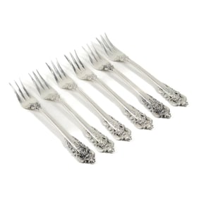 Wallace GRANDE BAROQUE Sterling Cocktail Forks