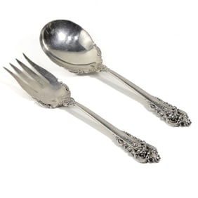 Wallace GRANDE BAROQUE Sterling Salad Set