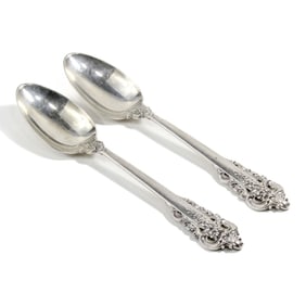 Wallace GRANDE BAROQUE Sterling Serving Spoons