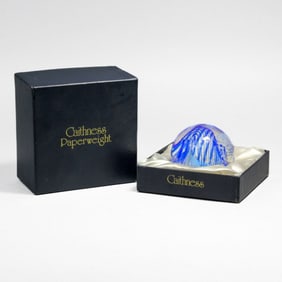 Caithness Scotland Acrobat Glass Paperweight