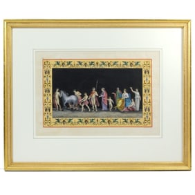 Antique French J. B. C. Chatelain Sculp. Engraving