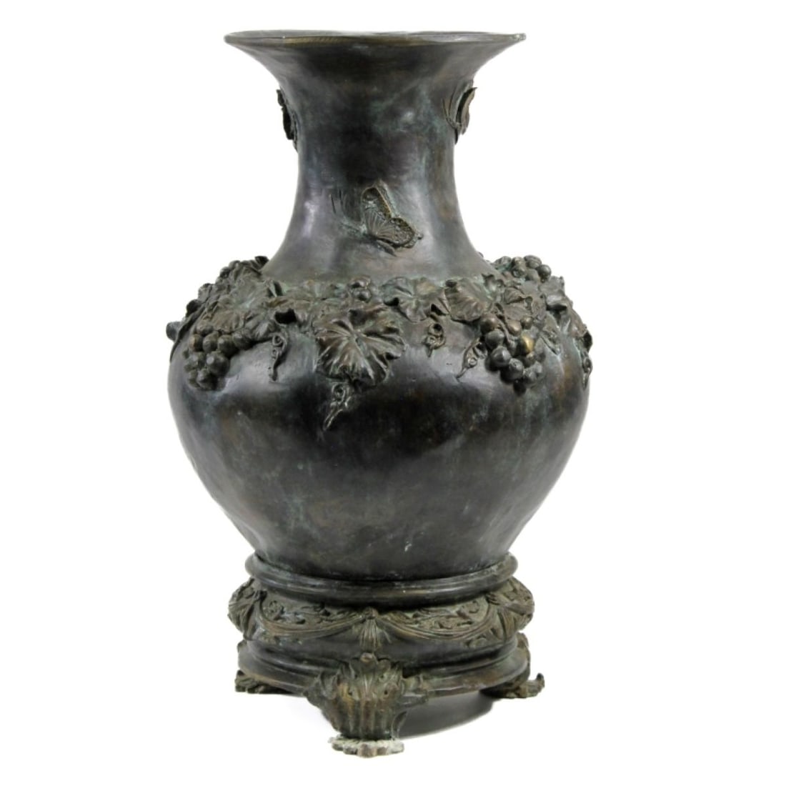 Large Maitland-Smith Thailand Brass Vase (1 of 9)