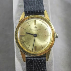 Vintage Manual 18K Baume & Mercier Womans Watch