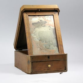 Chinese Antique Huanghuali Traveling Cosmetic Box