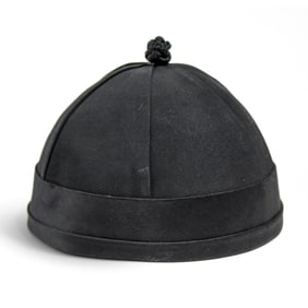 Vintage Chinese Silk Skull Cap Hat