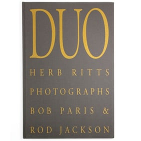 DUO HERB RITTS PHOTOGRAPHS FIRST EDITION HARDCOVER