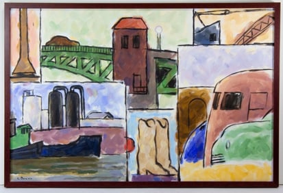 Lockwood Dennis (WA) “South Park?? Oil on Canvas