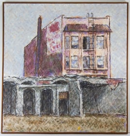 Lockwood Dennis (WA) “Small Hotel" Oil on Canvas