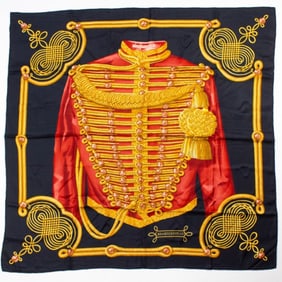 Hermes BRANDEBOURGS Silk Scarf