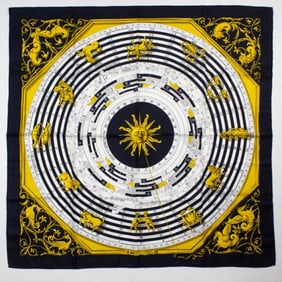Hermes ASTROLOGIE DIES ET HORE Silk Scarf