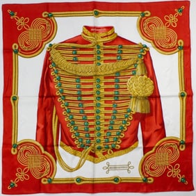 Hermes BRANDEBOURGS Silk Scarf