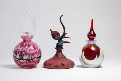 Studio Art Glass Perfume Bottles