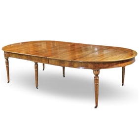 19th Century Large Pearwood Dining Table