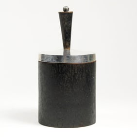 Allan Adler Sterling & Mahogany Cigarette Holder
