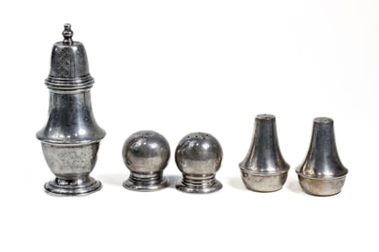 Sterling Silver Muffineer Caster & Shakers