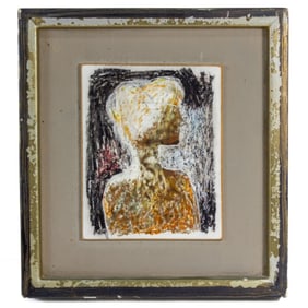 Camille Patha (WA) "Hixson" Small Oil Pastel, 1968