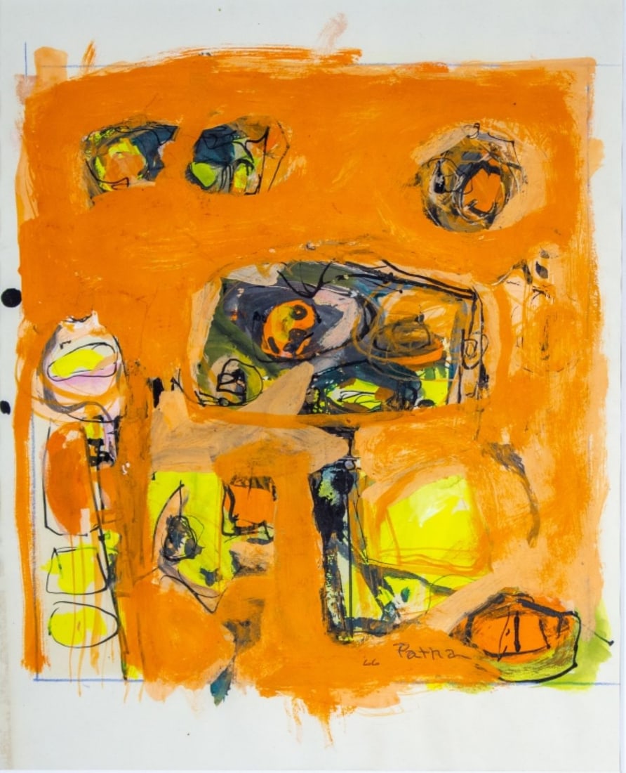 Camille Patha (WA) "Orange Establishment" 1966 (1 of 6)