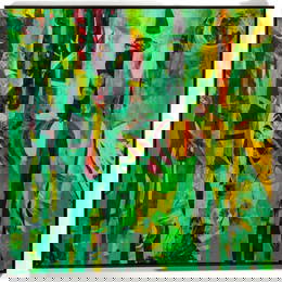 Camille Patha (WA) "Descending Green" Oil, 2007