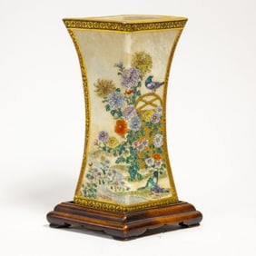 Japanese Meiji Period Satsuma Vase