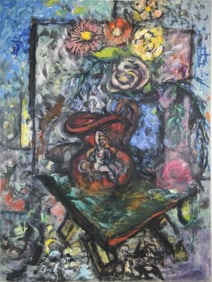 Byron Randall "Still Life with Pitcher" Oil