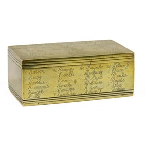 Antique First Battle of Bud Dajo Commemorative Box