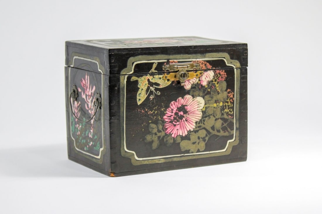 Antique Fortnum & Mason Advertising Tea Caddy Box (1 of 7)