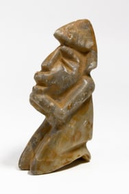 Kneeling Toltec Marble Figure, Mexico