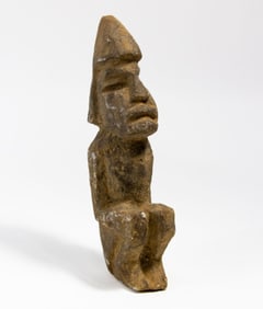 Sitting Toltec Stone Figure, Mexico