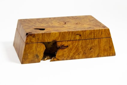 Michael Elkan Burl Wood Box