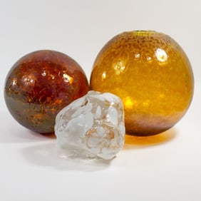 Studio Art Glass Amorphous & Ball Forms