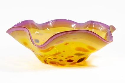 Studio Art Glass Bowl / icon Grill Seattle