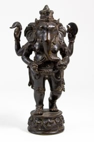 Antique Southeast Asian Bronze Ganesha Figure