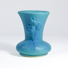 Vintage Van Briggle Turquoise Blue Vase