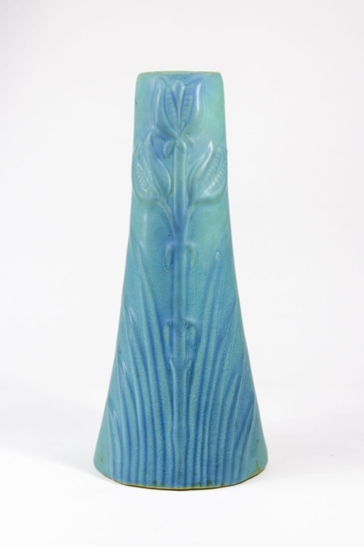 Large Vintage Van Briggle Yucca Floor Vase 17" (1 of 11)