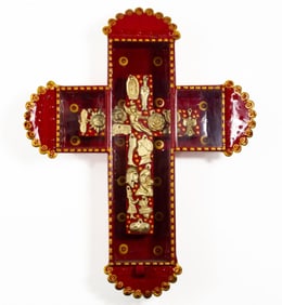 Cielito Lindo Estudio Folk Art Milagros Cross