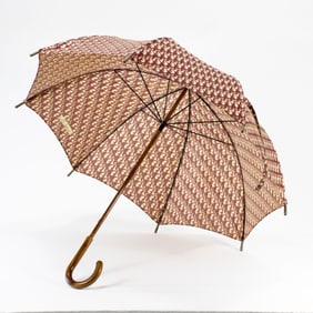 Vintage Christian Dior Logo Umbrella 1970s