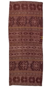Indonesian Ikat Dyed Ceremonial Fabric