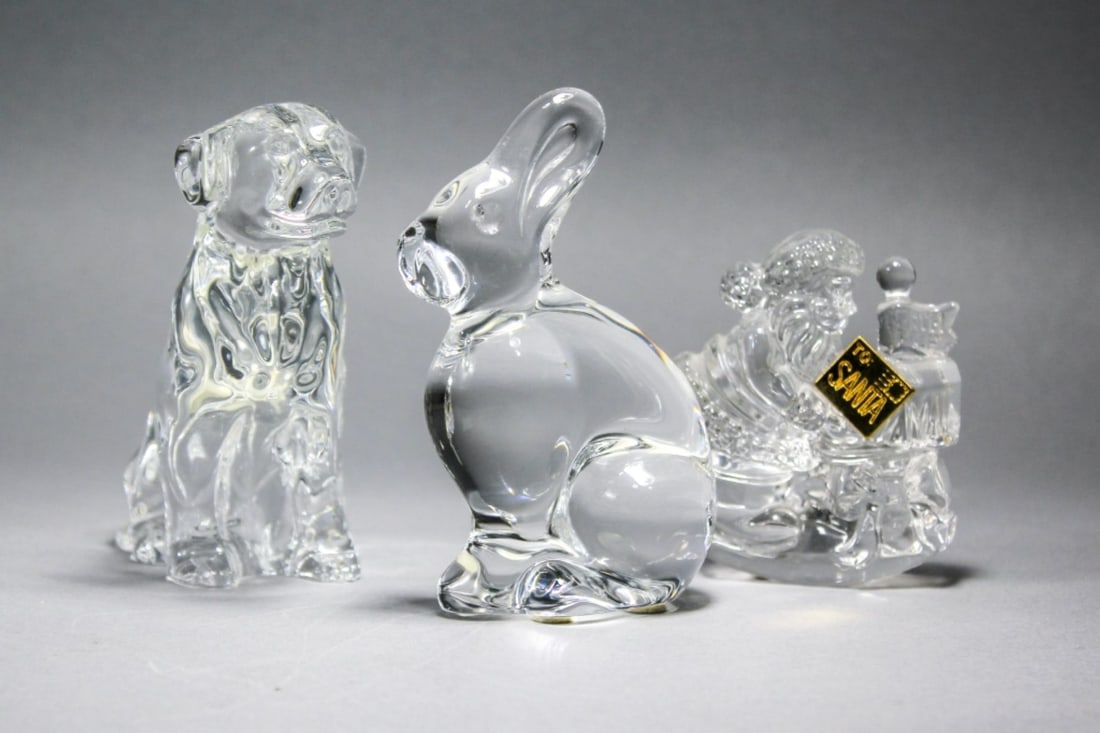 Waterford & Baccarat Crystal Dog & Rabbit (1 of 8)
