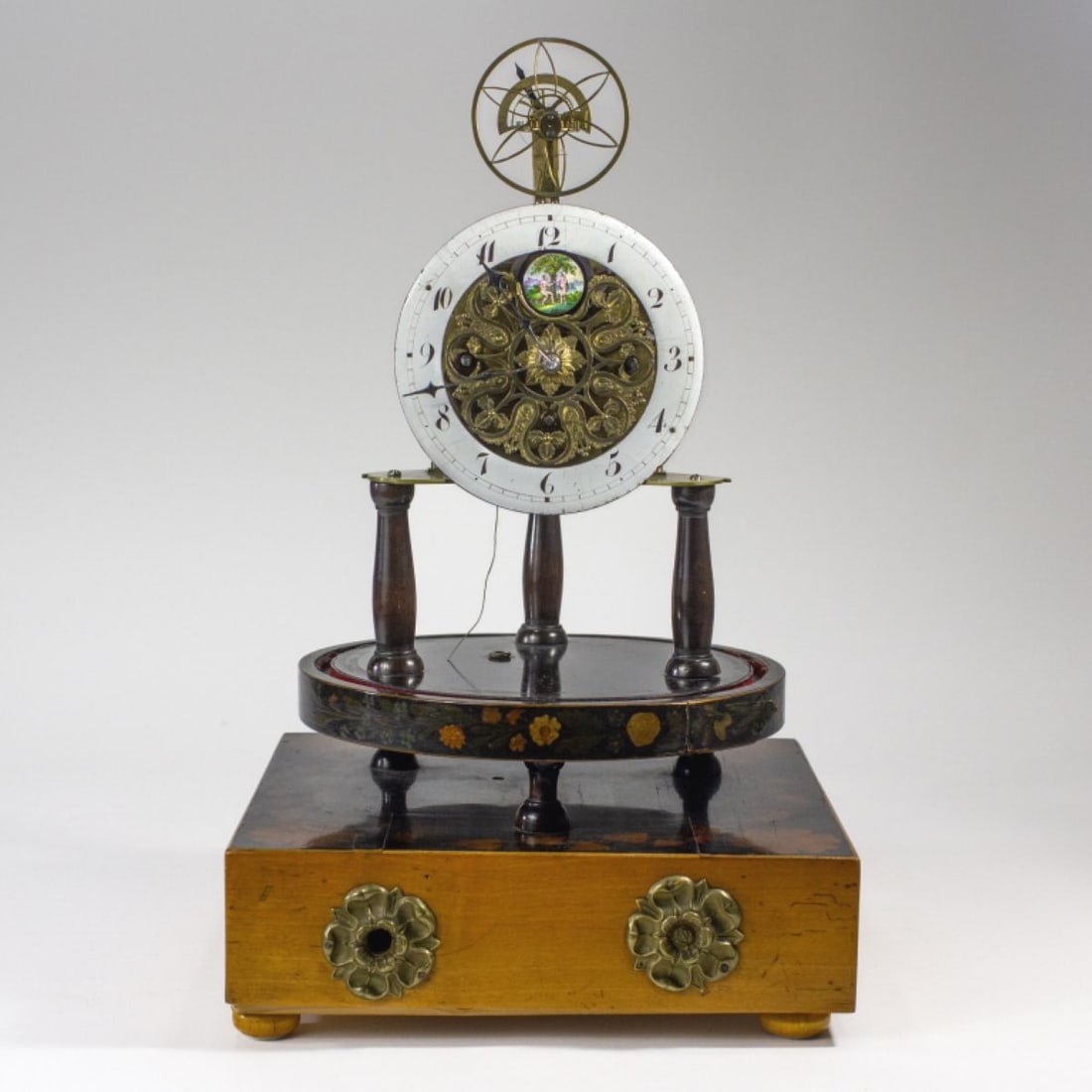 19th Century Verge Chime Skeleton Clock (1 of 20)
