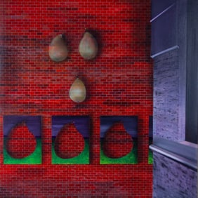 Camille Patha (WA) "Correlations" Acrylic, 1975