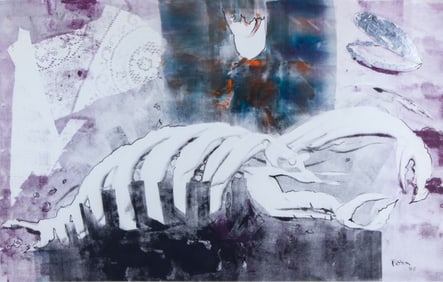 Camille Patha (WA) "Ghost Memory" Mixed Media, 88