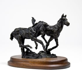 Terry Mimnaugh "Flying Horses" Cast Bronzes, 1970'